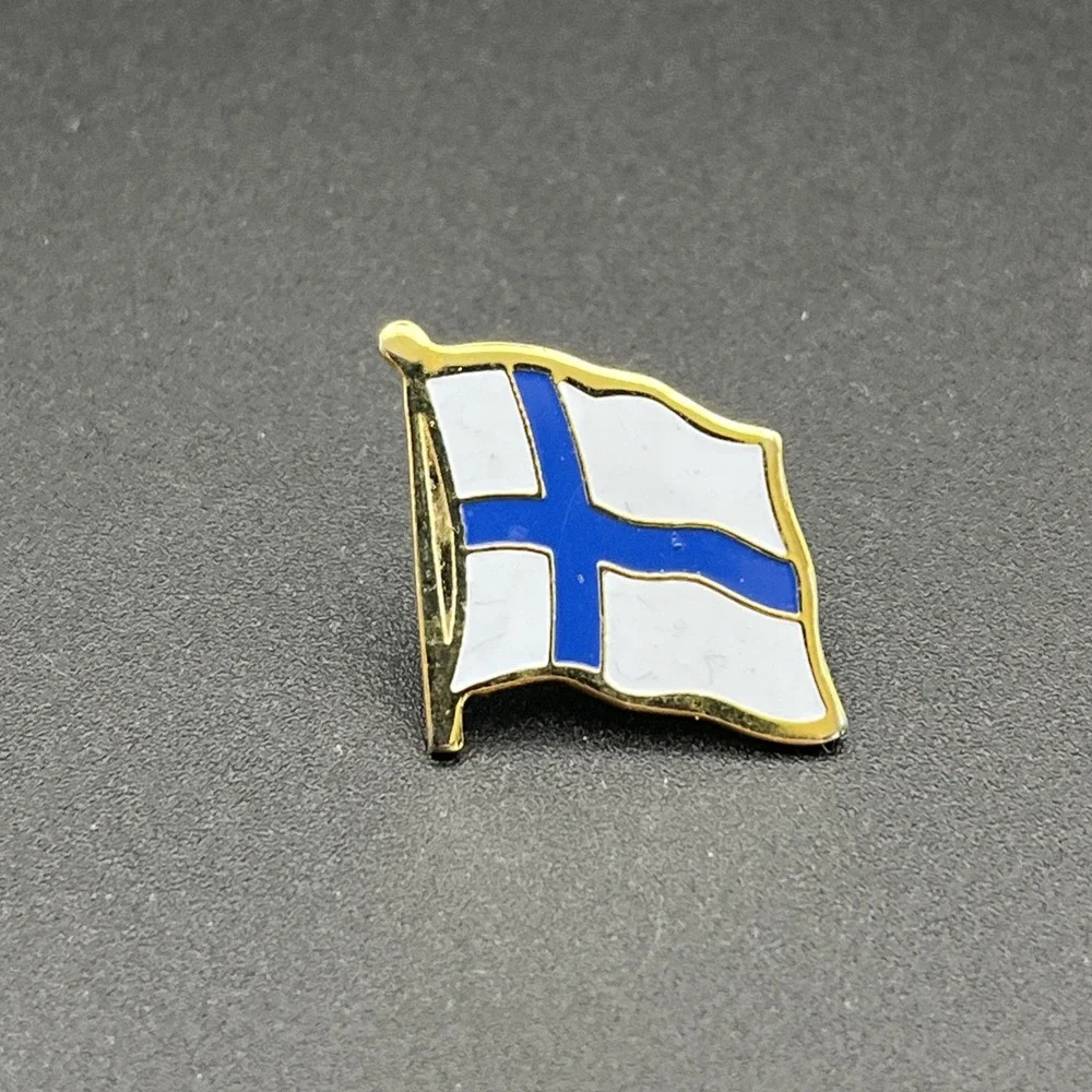 Country Of Finland Flag Finnish Lapel Hat‎ Pin